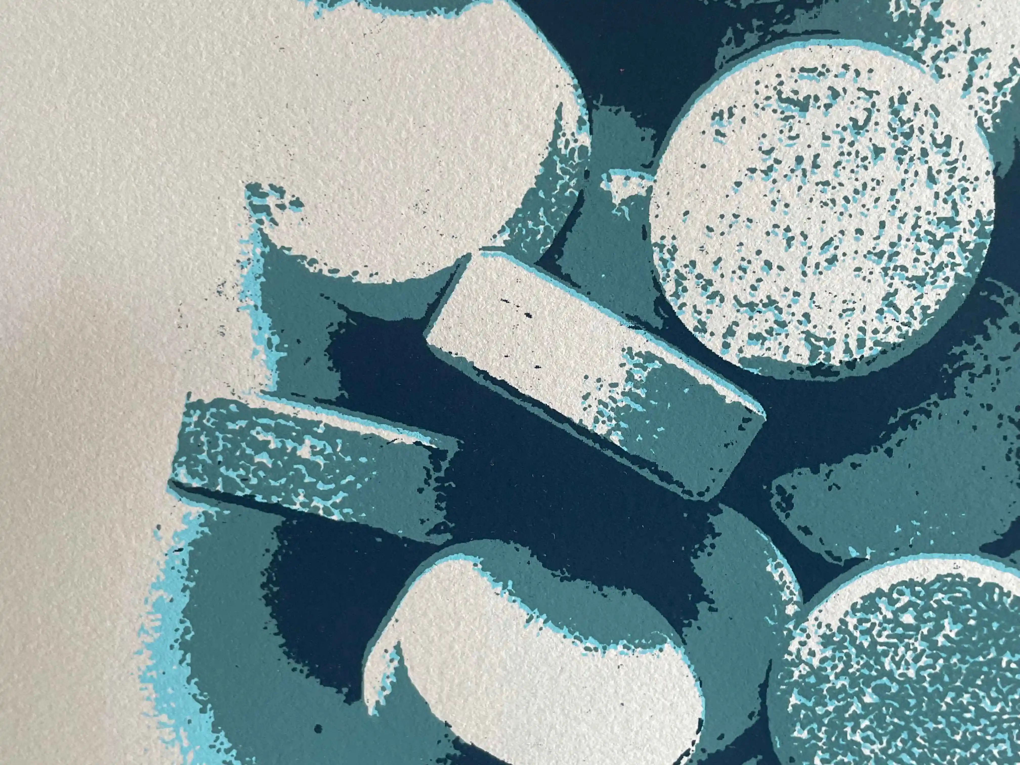 Medicine Screenprint Closeup 1