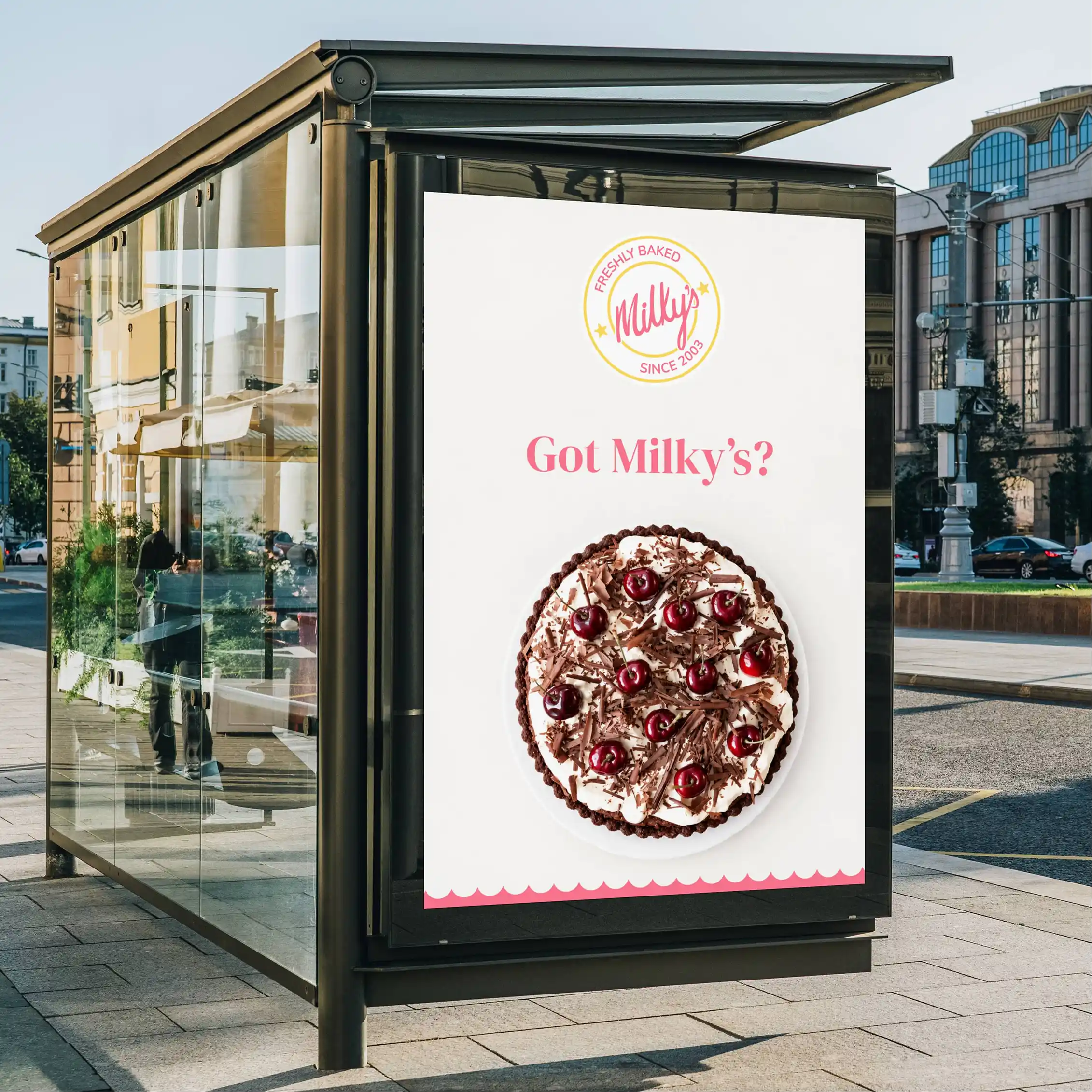 Milky's Wall Ad