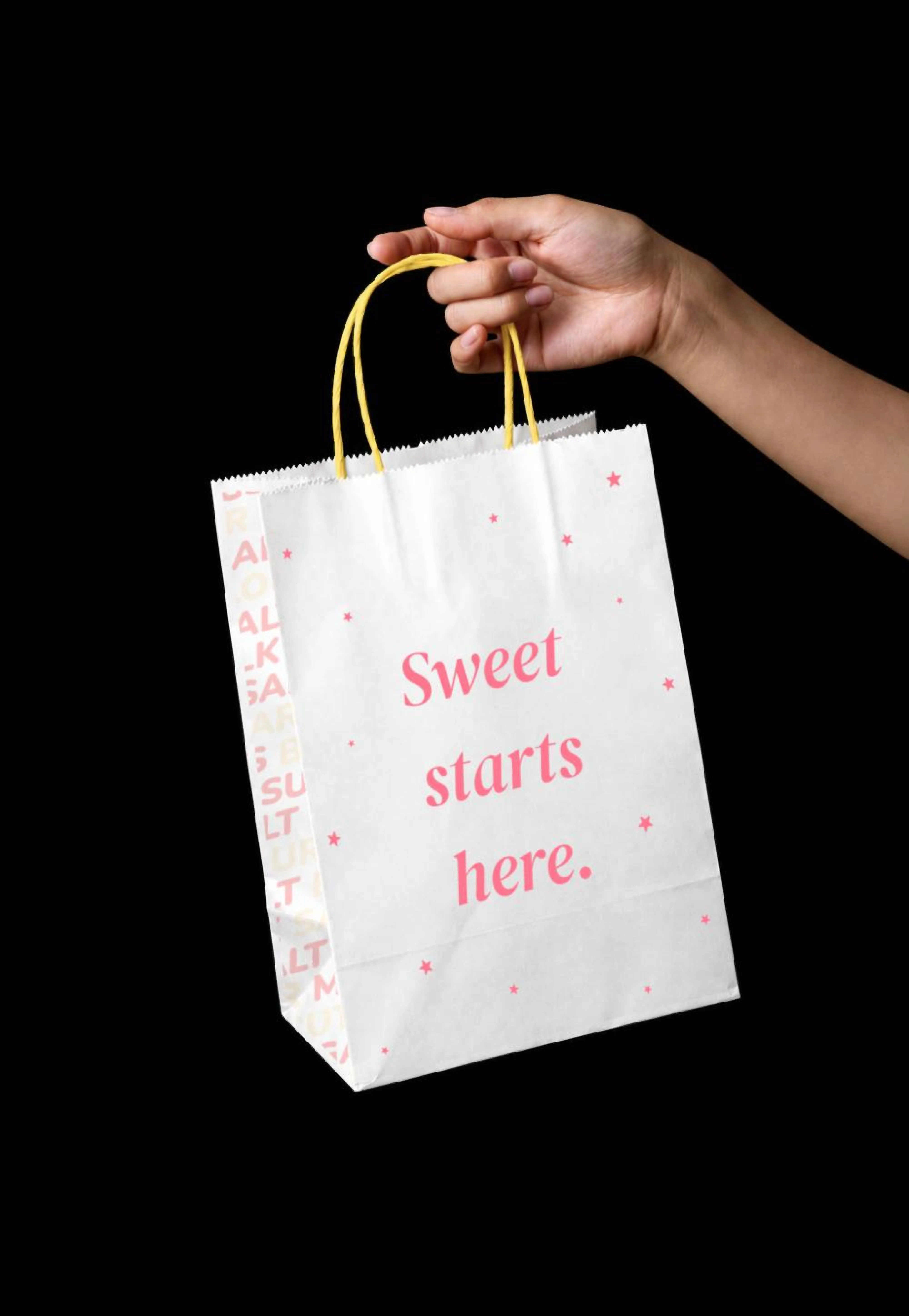 Milky's White Paper Bag